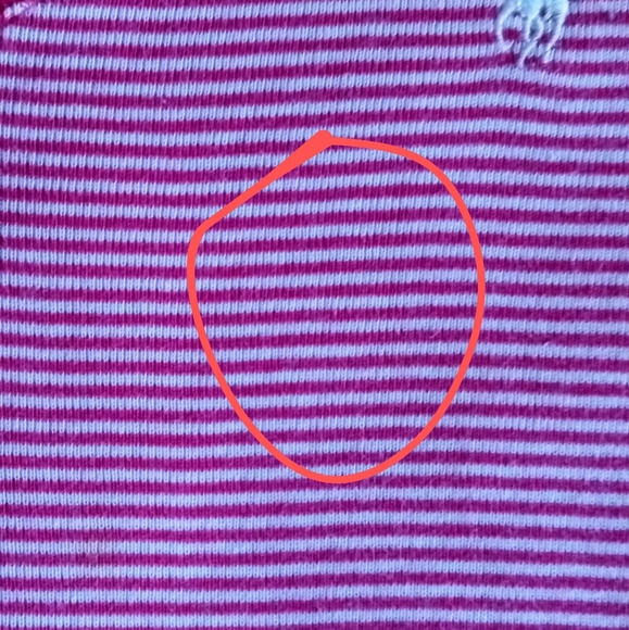 Stripped Pink Ralph Lauren T-shirt - Picture 4 of 4